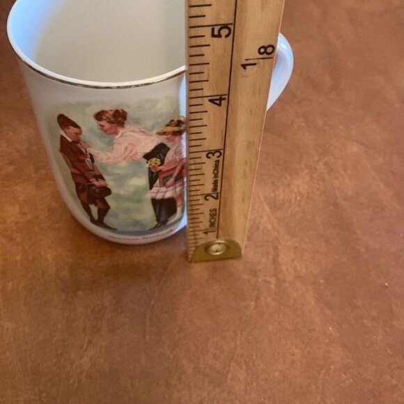 Norman Rockwell "The First Day Of School" Ceramic Mug 3.5" - Picture 7 of 9